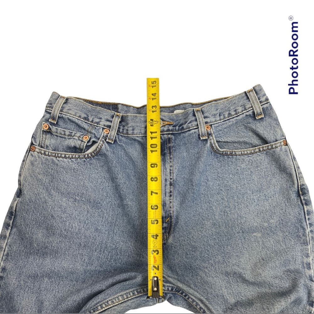 Vintage Levis 505 Mens Denim Jeans W36  L30 Distressed by Real Life Straight Leg - Picture 12 of 15